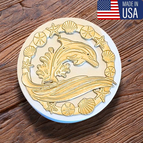 Dolphin & Seashell Box- Made in USA - Image 8
