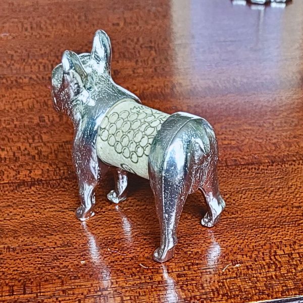 French Bulldog Figuring with removable Wine Cork Made in USA