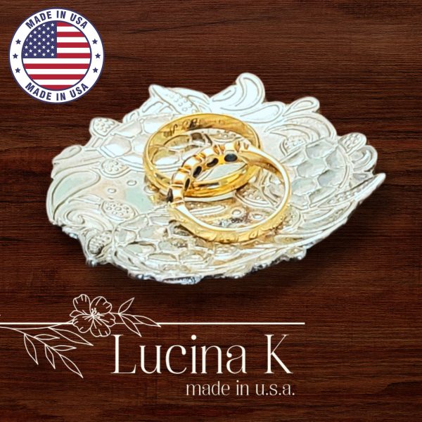 Sea Turtle Jewelry Tray Ring Dish - Fine Pewter Made in USA