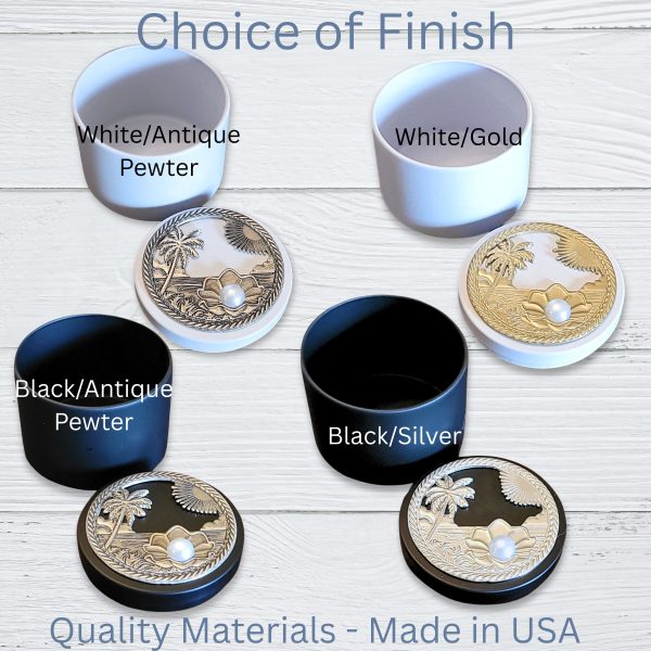 Fine pewter pearl in seashell design. Crafted in the USA, includes artist card. Great nautical gift for beach lovers, seashell collectors, beach weddings
