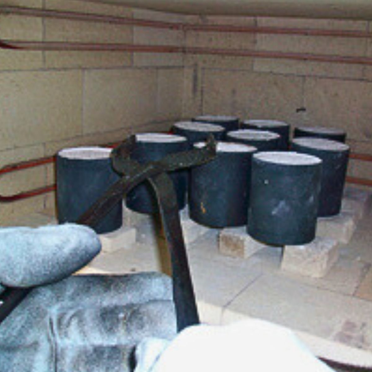 Lost Wax Casting - Oven burn out photo