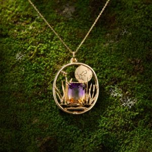 14K Everglades Necklace with Ametrine