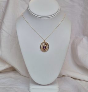 14K Everglades Necklace with Ametrine