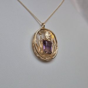 14K Everglades Necklace with Ametrine