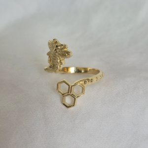 Honey Bee Toi et Moi Ring in 14K