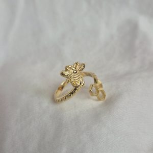 Honey Bee Toi et Moi Ring in 14K