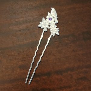 Hummingbird Hair Pin in Sterling Silver