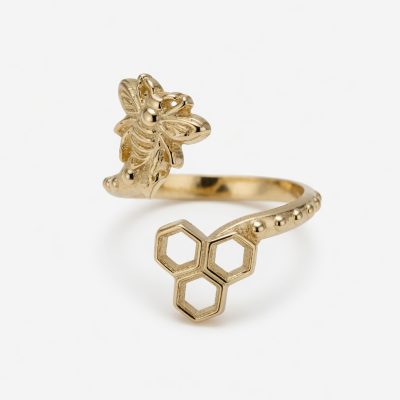 Honey Bee Toi et Moi Ring in 14K