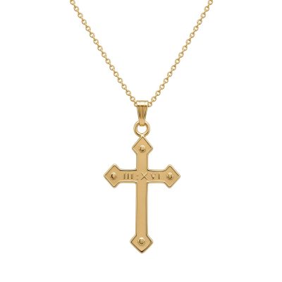 Small John 3:16 Necklace in 14K Gold